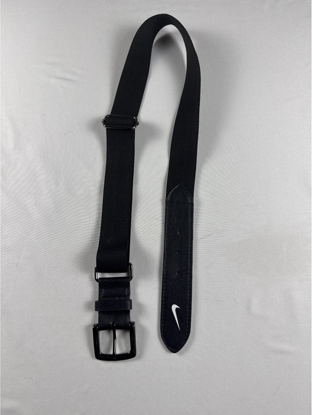 Nike Adjustable Elastic Black Belt with Buckle